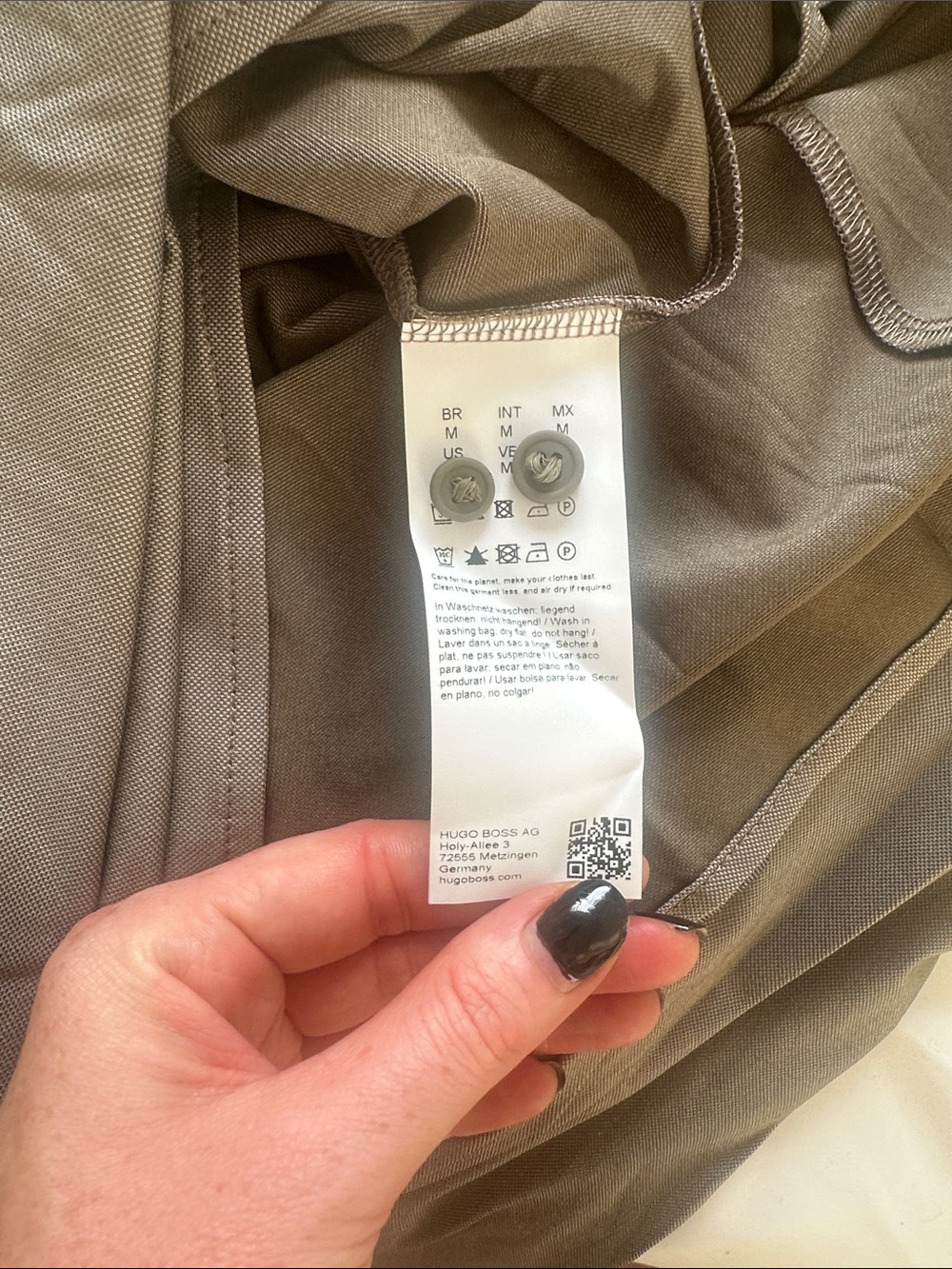 BOSS Men's Light Taupe Button-Front Shirt Jacket - Picture 6 of 6